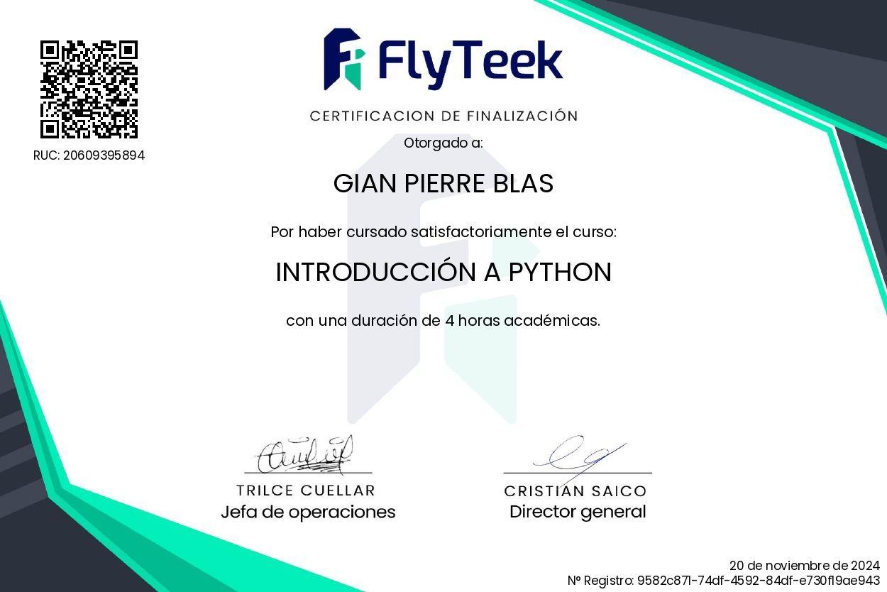 certificado