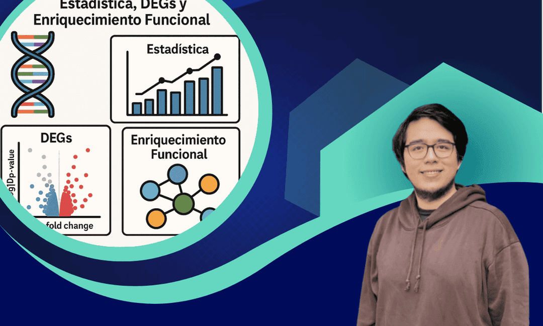 Imagen del curso Análisis Bioinformático de RNA-seq: Estadística, DEGs y Enriquecimiento Funcional