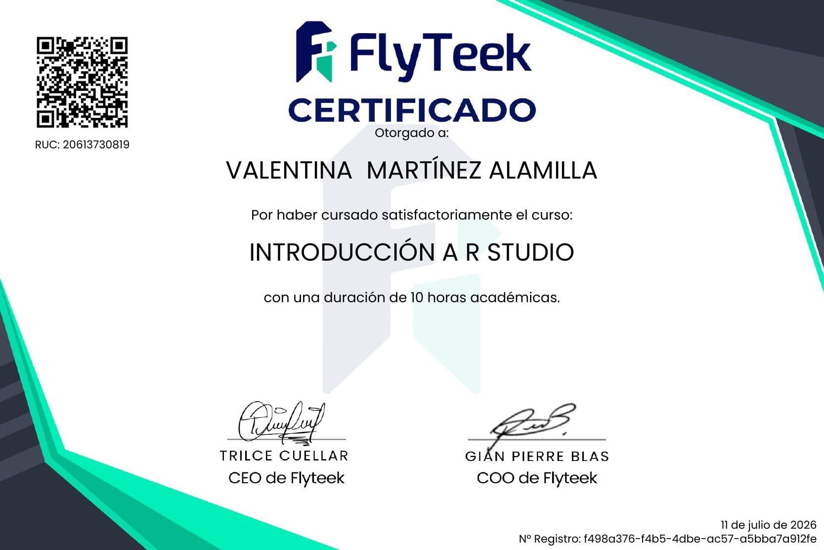 certificado