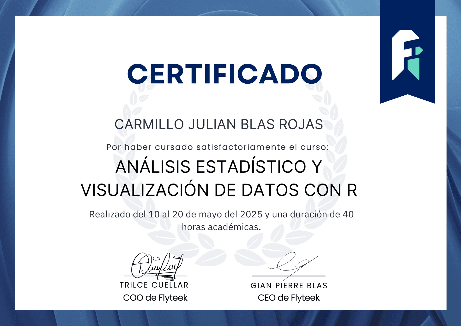 certificado
